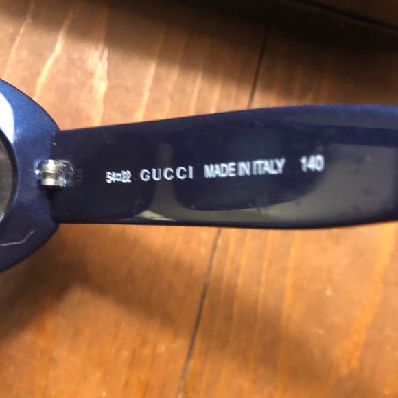 Authentic Gucci Vintage Sunglasses 2400 - Navy - Picture 8 of 10